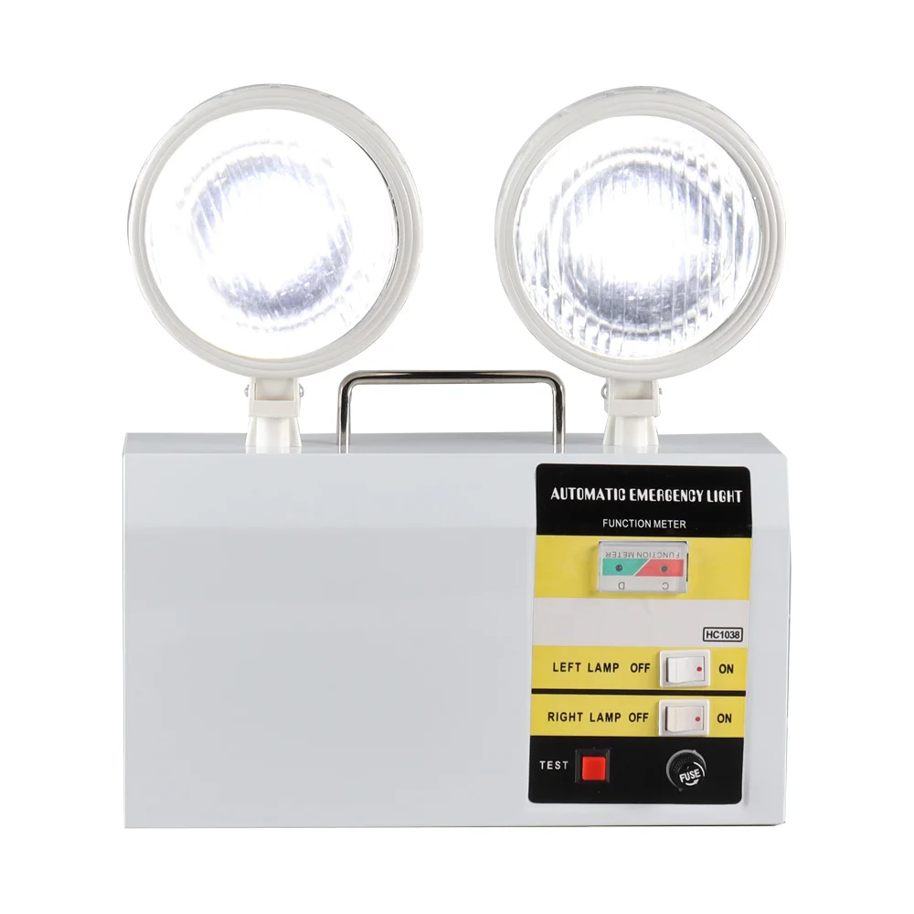 Rechargeable LED Emergency Lights Wall Mounted Lantern with Test Button Lithium Battery for BRAZIL Luminous Body Camping SMD