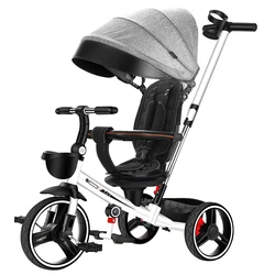 2020 Wholesale popular 3 wheel baby tricycle baby (tricycle 4 in 1)/ kids tricycle with rotating seat /baby tricycle