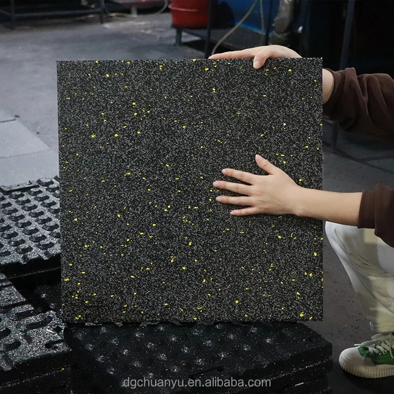 Factory High Quality Gym Rubber Flooring Tiles Rubber Slope for Fitness Weight Area