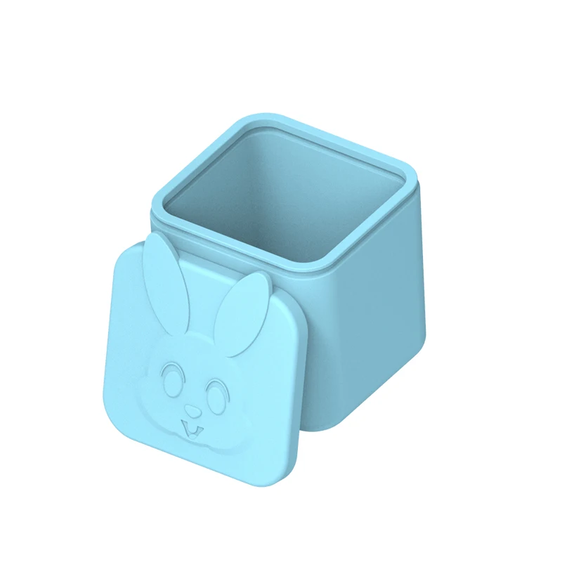 Spillproof dip container Food safe silicone salad dressing container with lid