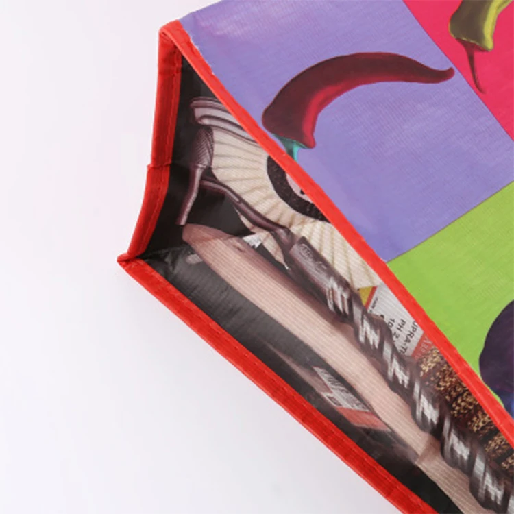 Wholesale New Design Eco Friendly Laminated Tote Rpet Reusable Bags Rpet Shopping Bag