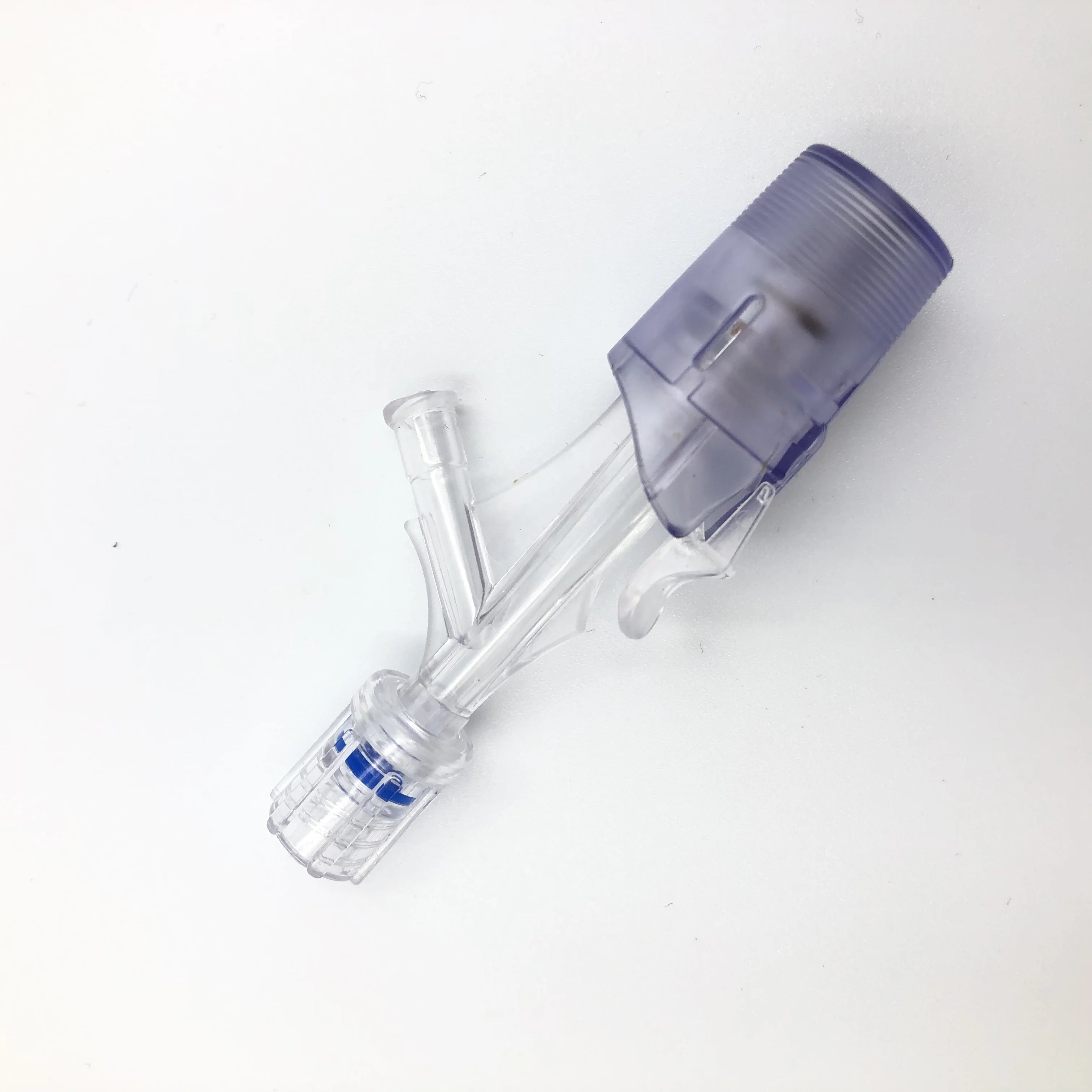 
Push click High quality medical accessories screw y connector hemostasis valve set 