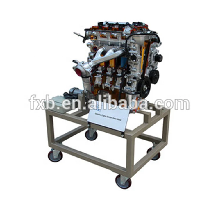 Inline Four-cylinder Petrol / Gasoline Engine Cutaway Model Lab Training Equipment