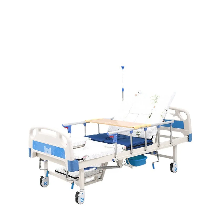 Stainless Steel clinical Best Simple Sale Luxurious Hospital Clinic Manufacturer Two Crank Manual Medical bed accessories