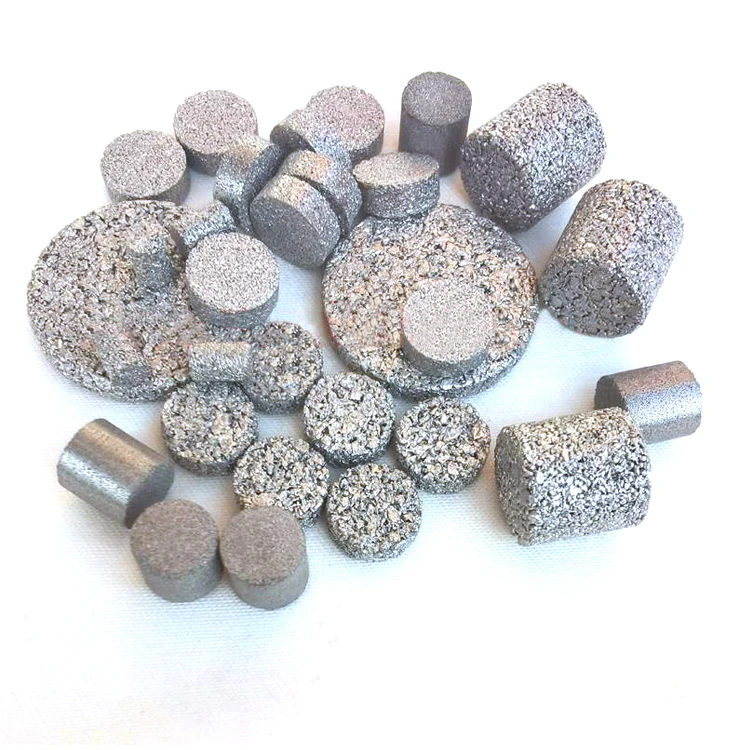 Custom made porous metal stainless steel bronze powder sintered filter for Industrial
