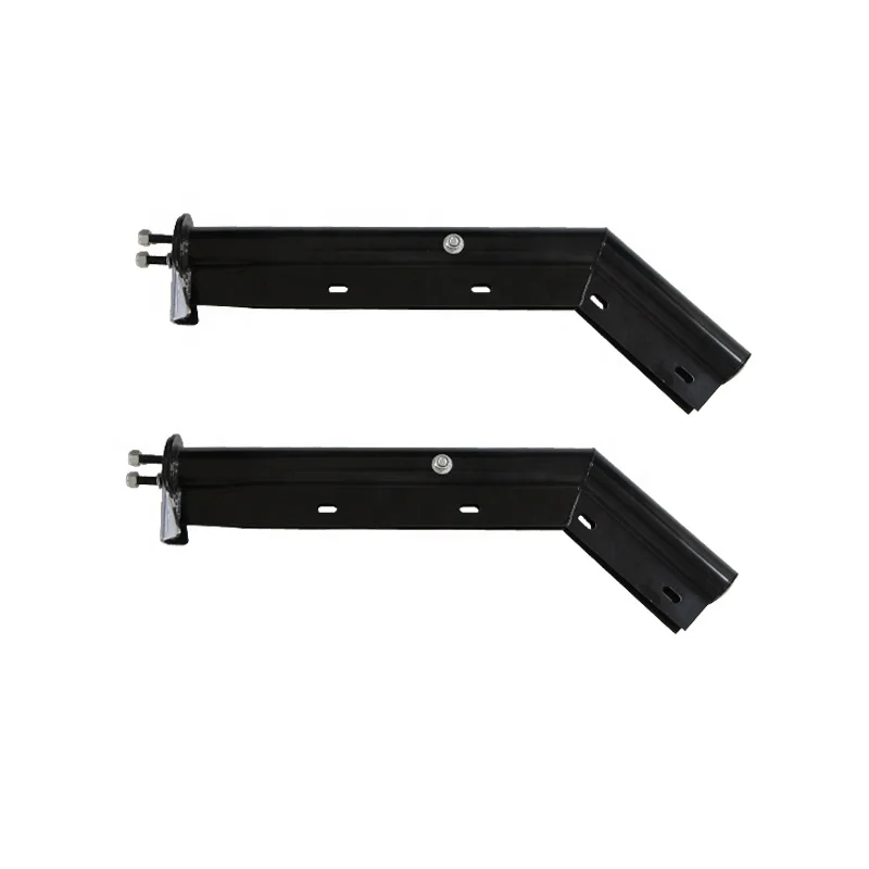 45 Degree Angled Steel Mud Flap Hanger Set for American Heavy Trucks