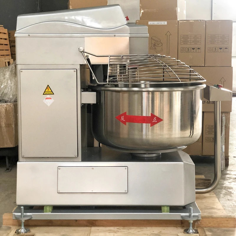 Wheat stainless steel double speed partner spiral dough mixer 50kg 400kg 500kg 500l dough powder mixer blender machine