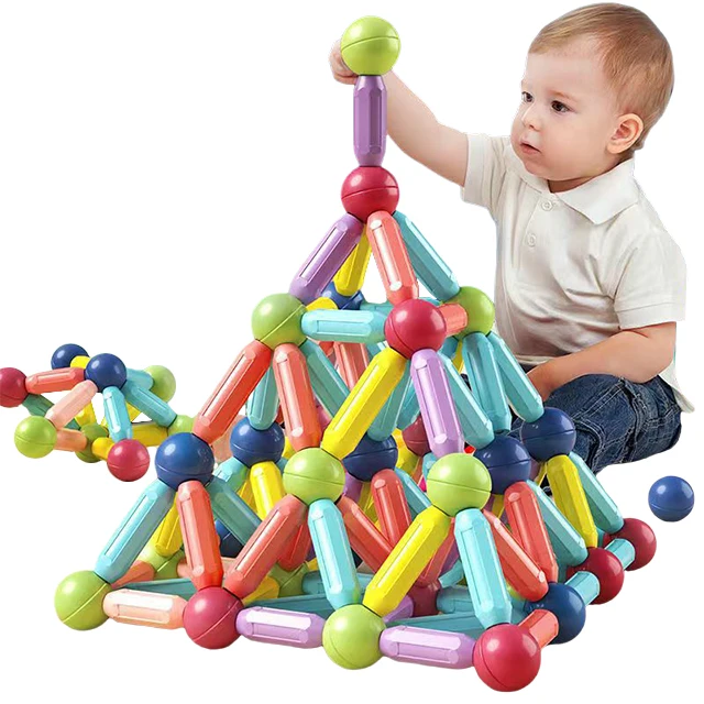 Kids Building Blocks Educational Baby Toys Magnetic Building Sticks Blocks Toys Fun Magnetic Blocks Building