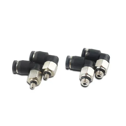 Поставка фабрики Китая MPL-C L-типа мини пневматический пластиковый быстроразъемный вставной воздушный фитинг