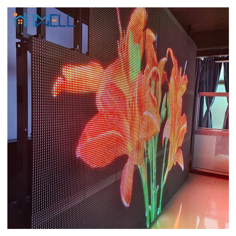 Screen LED Outdoor Project P6 Display Video Wall Panel Curtain