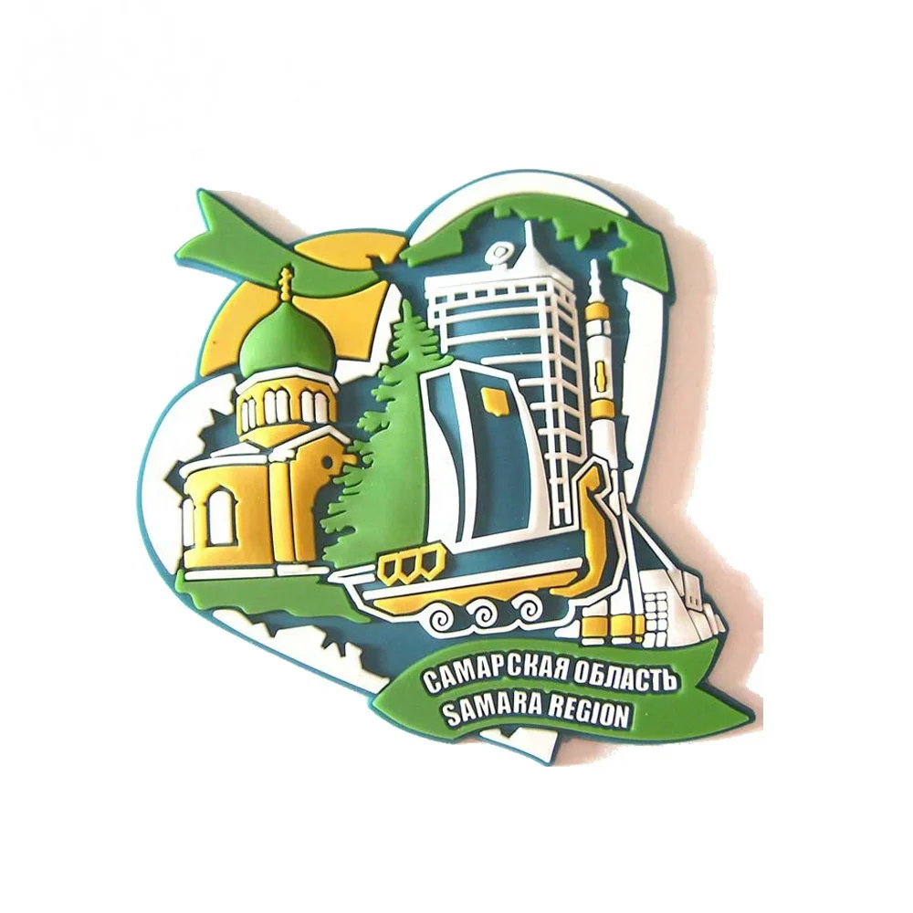 city design 3d souvenir fridge magnet