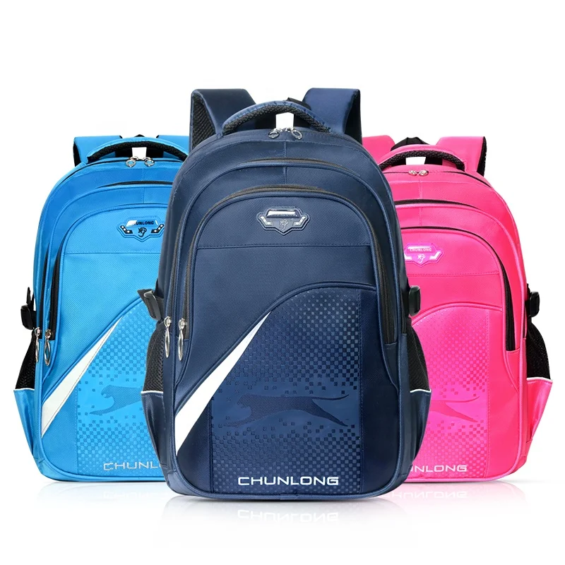 Promotional Back to School Custom LOGO School Bag for Boys Bookbag Multi-pockets School Backpack Casual Backpack