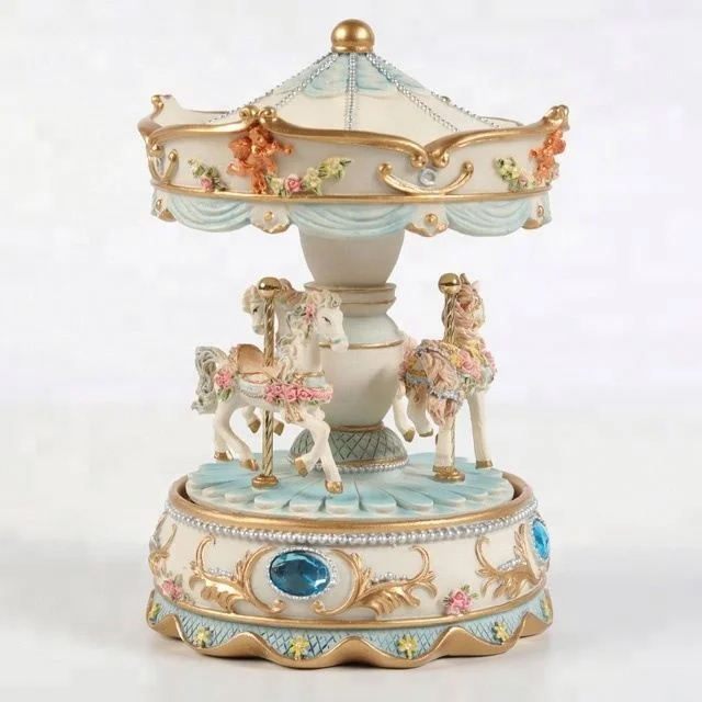 Latest Gift Items Carousel Music Box With Light