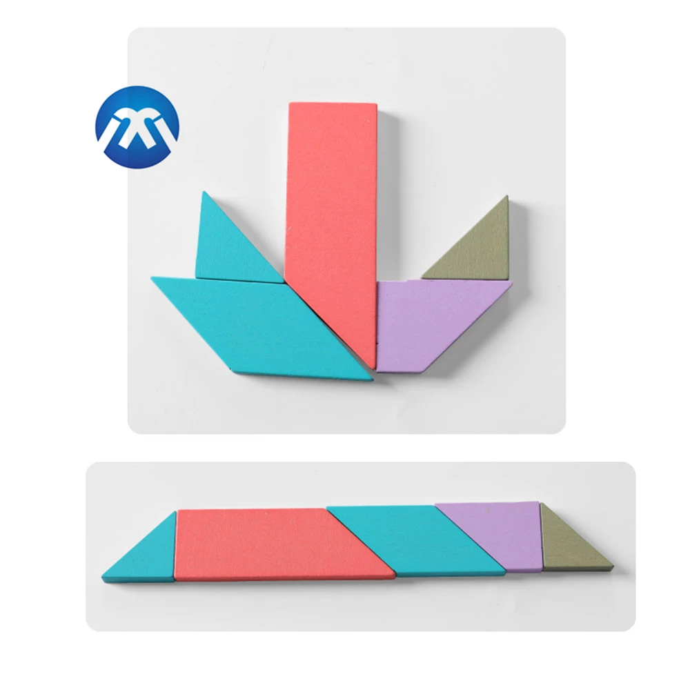 Hot sale kids educational wooden toy for children digital puzzle blocks