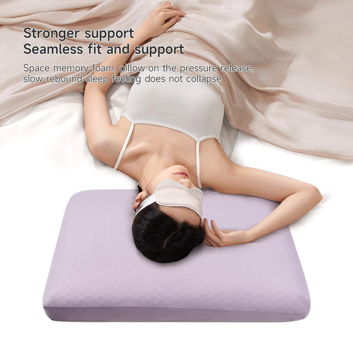 TPE Cover Memory Foam Pillow with Cooling Gel Orthopedic Cervical Neck Support Home Decor Functional Pillow