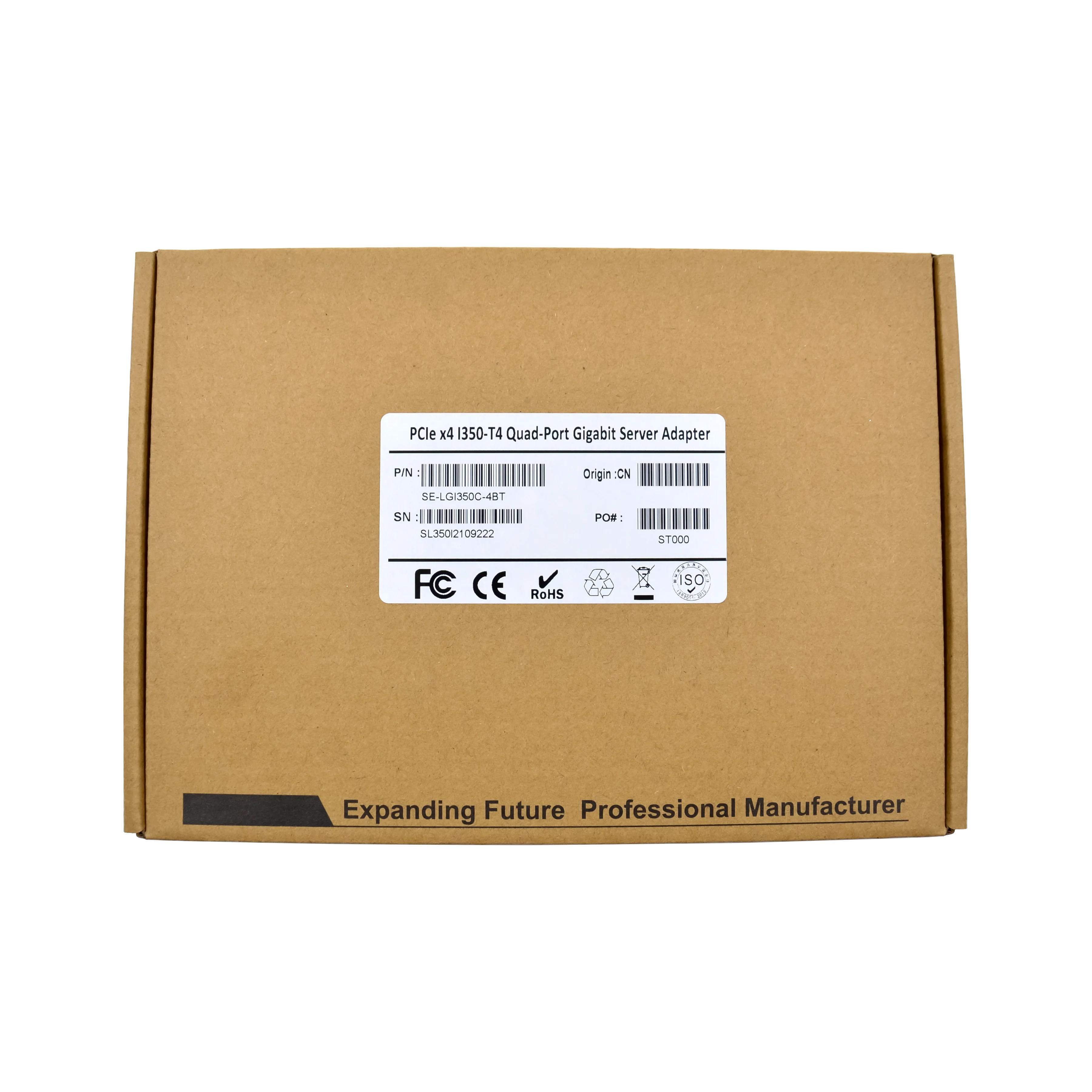 PCIe Intel I350-T4 Quad 1GbE Server Network Card NIC