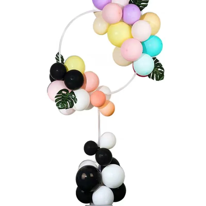 Wedding Decoration Backdrop Balloon Accessories Baby Shower Party Supplies Round Balloon Stand Balloon Column Stand with Base