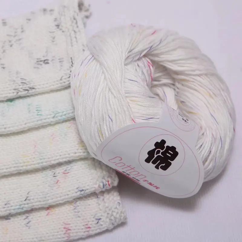 Factory direct price Own Brand crochet hand knitting yarn Cotton Yarn for weave