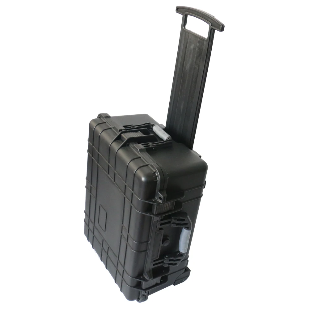 Plastic Equipment Suitcase Waterproof Travel Case with Wheels for Camera/ Drone
