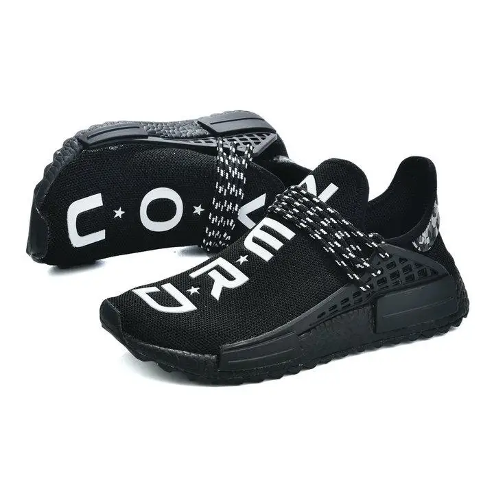 Мужские и женские беговые кроссовки NMD pharрелл Уильямс, спортивные кроссовки для людей, веселая Молодежная обувь на солнечной батарее, желтые, красные, белые, пустые кроссовки