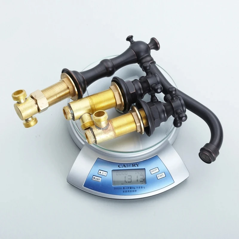 Widespread Bathroom Faucet Bathroom Taps Hot Cold Basin Mixer Modern Luxury Water Faucet for Hotel Bathroom Washbasin Faucet