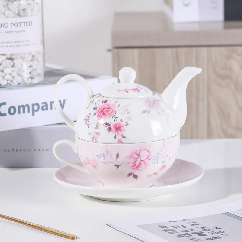 European style Ceramic Tea Pot Wholesale Teapot for one