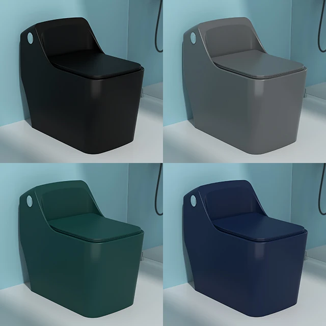 Modern square inodoro negro toilet sanitary wc floor mounted chinese ceramic commode colored toilets