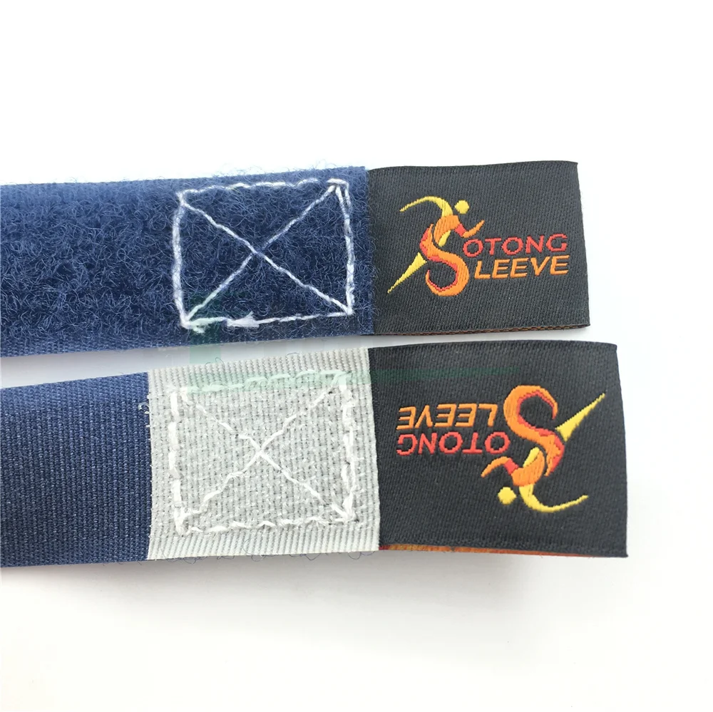 Красочные кабельные стяжки на липучке с логотипом