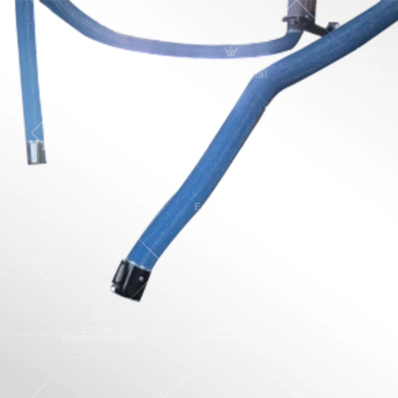 Erhuan flexible wall mount welding fume extraction arm with hood. flexible fume extractor pipe dust extraction arm