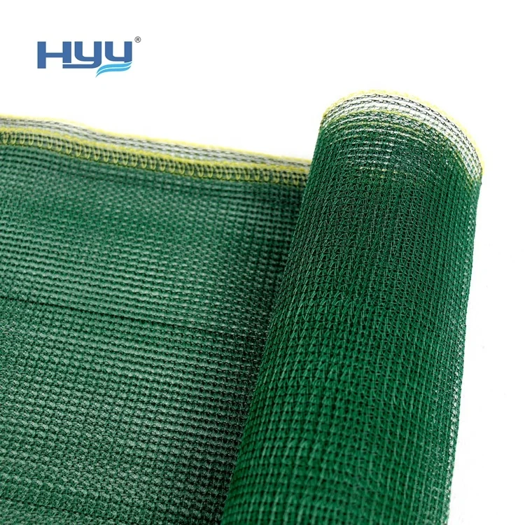 Cheap round wire dark green shade nets 70gsm shade nets