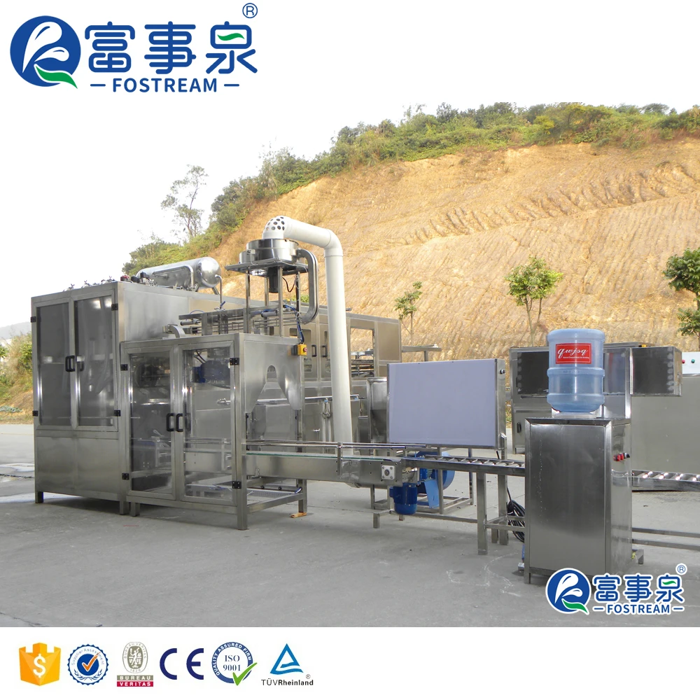 Automatic 19 Liter 18.9l 18.9 5 Gallon 19l 5 G Jar 5Gallon Barrel Mineral Water Bottle Filling Machine