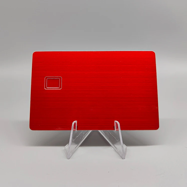 Custom logon Contactless Id Ic Smart Rfid Chip Metal Business Card