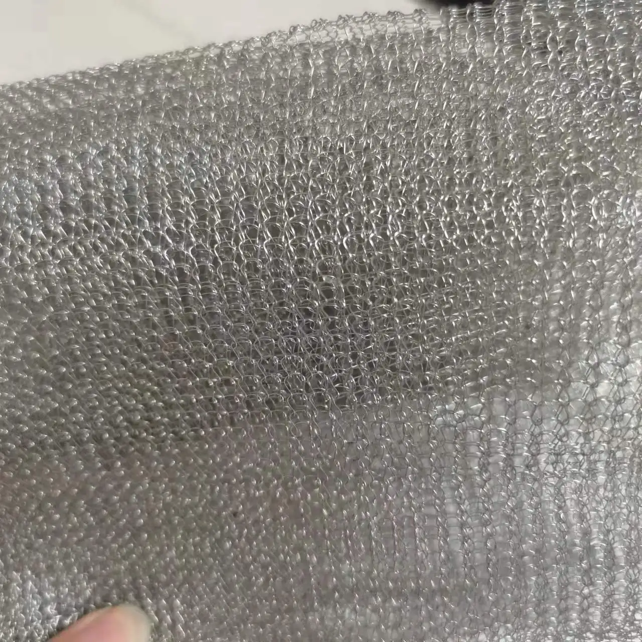 Stainless steel and metal knitted wire mesh sleeve GAS LIQUID filter mesh