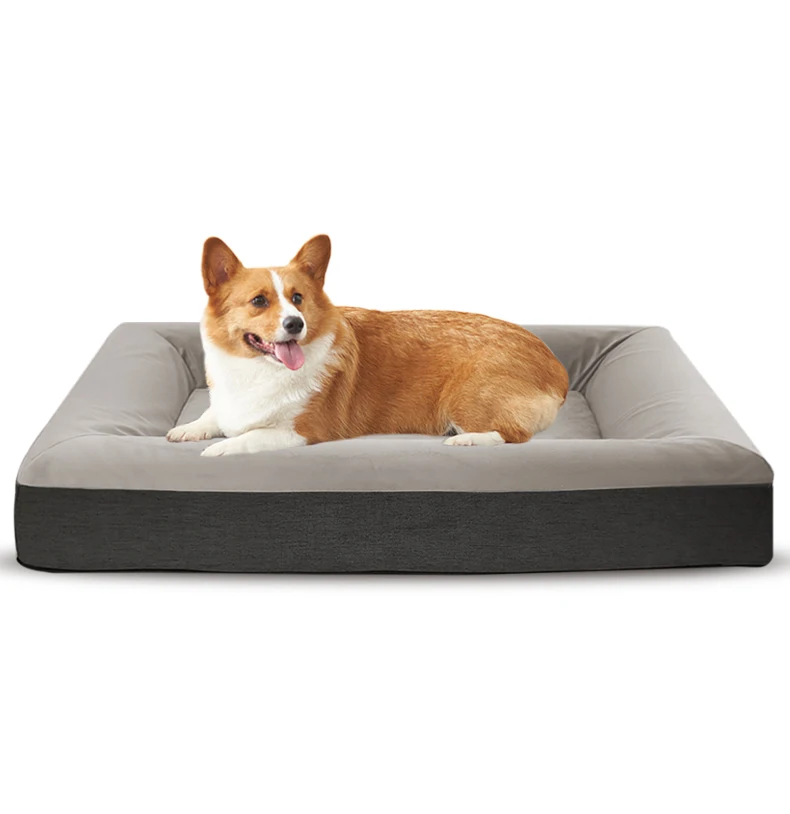 Hot Sale High Quality Breathable Outdoor wholesale removable luxury large Customizable Memory Foam  Waterproof Dog Bed