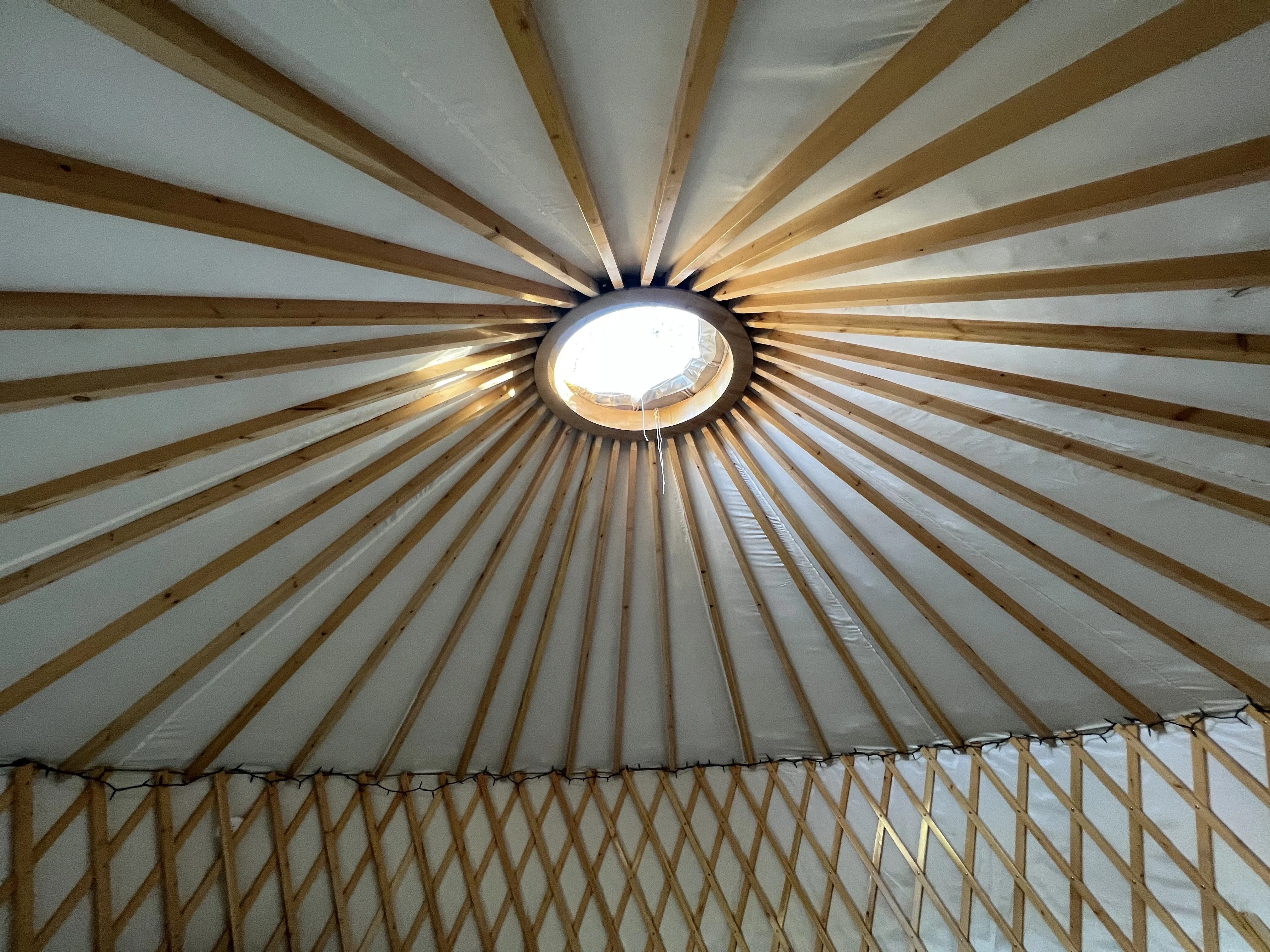 aluminium frame   5m hiking camping frame Modern luxury Mongolia yurt