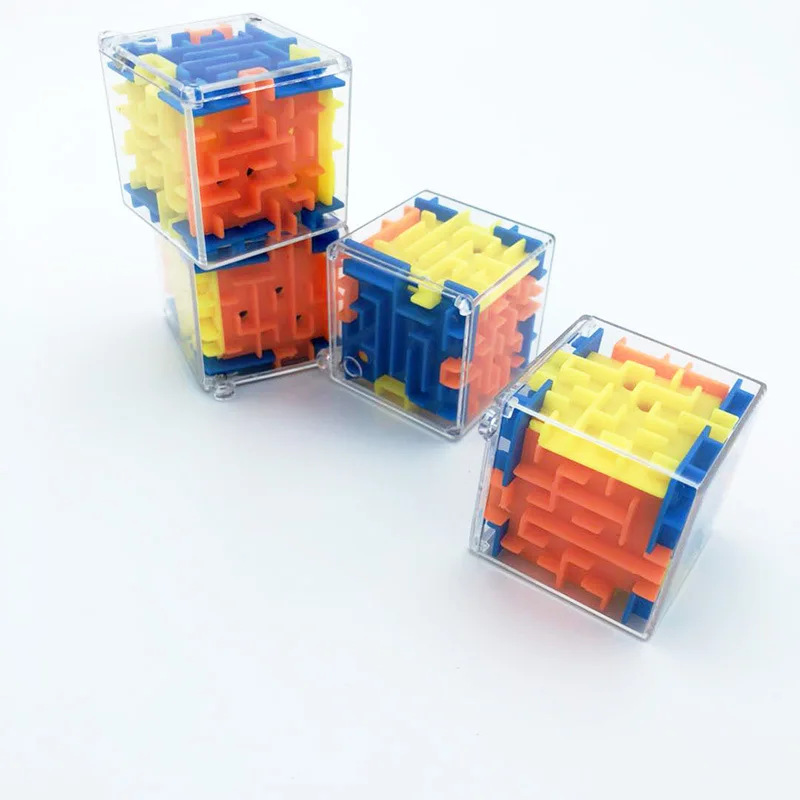 Plastic 3D Palm Maze toys Magic Cubes Puzzle Toys Kids Educational Toys For Kids Maze Money Box