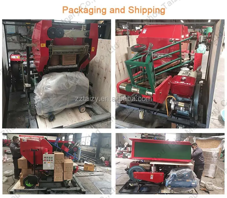 manual hay baler machine small hay bale press wrapper