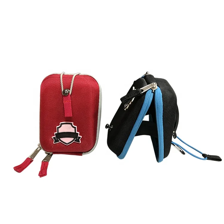 Custom Waterproof Rangefinder Case EVA Hard Cover Zipper Rang Finder Case for Golf Laser Rangefinder with Carabiner Belt Clip