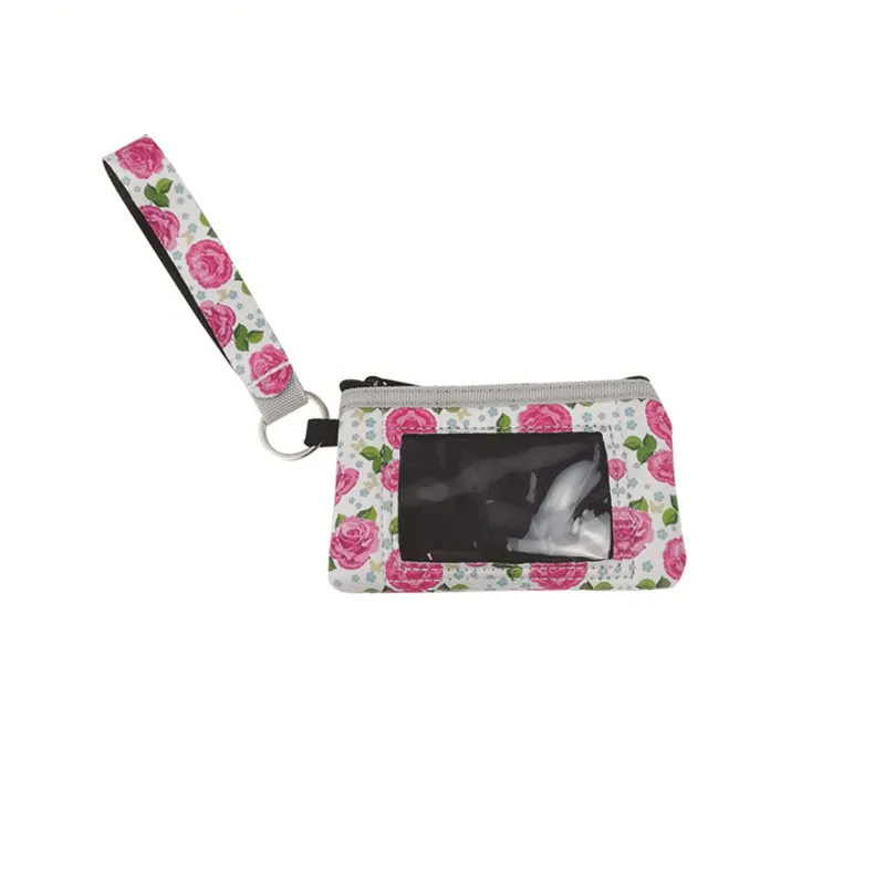 New design wholesale neoprene waterproof dampproof dampproof bank card mini wallet pouch