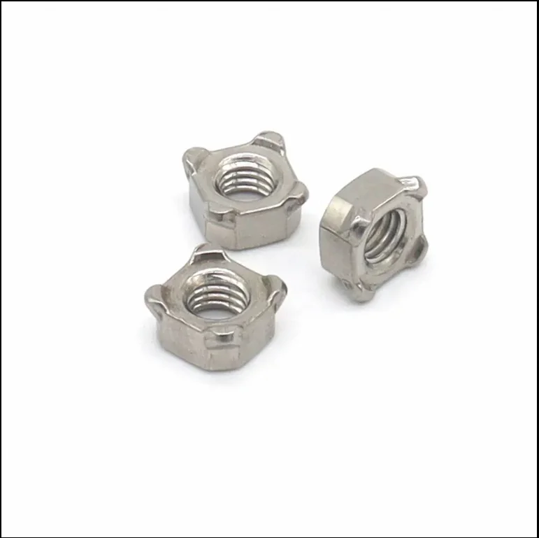 M6 Steel Square Nuts Chinese Manufacturers Factory Direct Sale Stainless Steel DIN 928 Square welded nut Fasteners