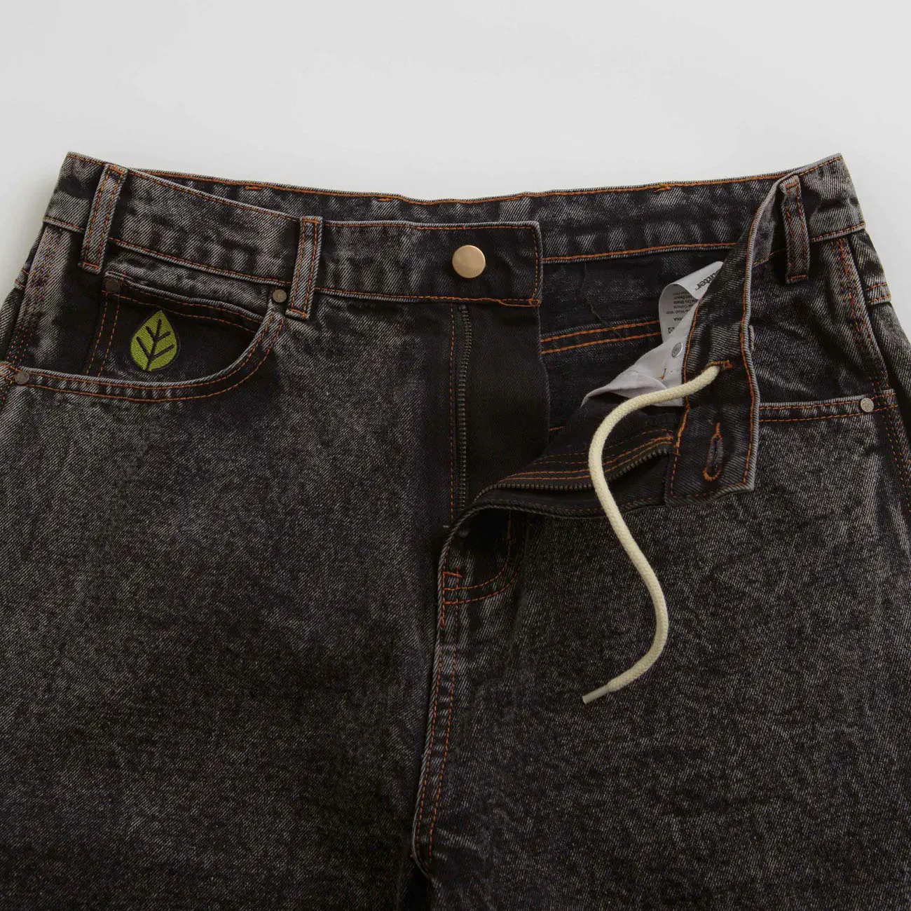 Wholesale Customized Embroidery Patch Men Zipper Fly Loose Fit 100% Cotton Denim Pants Baggy Jorts Skate Jeans Shorts