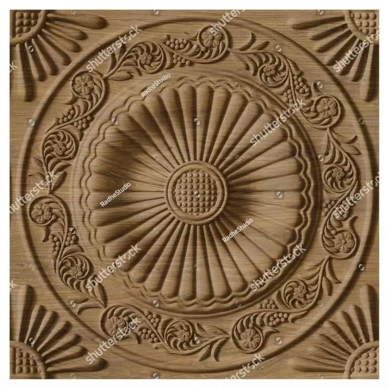 6/7mm Thickness Hot Stamping 2.5kg Waterproof Indoor Decor Decorative Fireproof PVC Ceiling Panel
