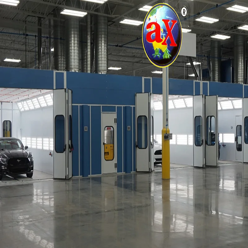 Economical Custom Logo Design Blowtherm Booth Car Painting Room Paint Ovens Spray Booths