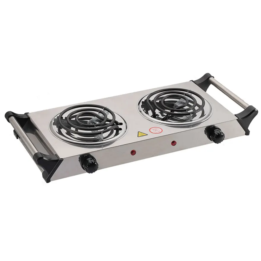 Double Electric Hot Plate with Handles Profession High Power