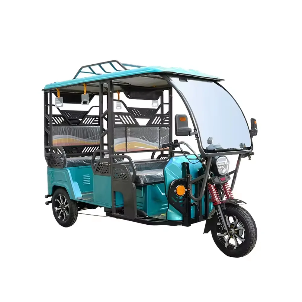 New Style Adult Passenger Electric Tricycle 900W Power Long Distance 100KM Motorized  Fat Tire Cargo Tricycle Electric Tuk Tuk