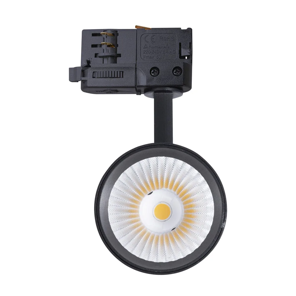 Новейшая художественная галерея торговых центров 35 Вт Светодиодная направляющая рельсовая лампа cob точечное освещение дорожное освещение