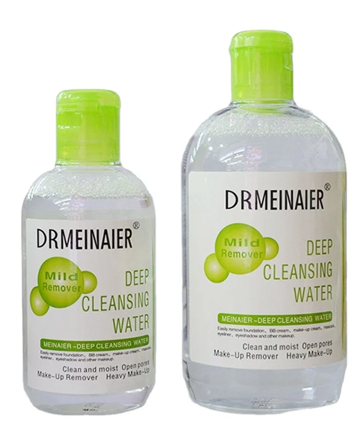 Deep Cleansing Water Face Makeup Remover 250ml/500ml Gentle Refresh Hydrating Brightening Skincare