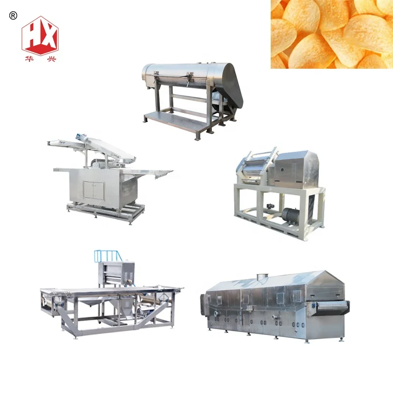 Factory price potato chips making machine price fried industrial for sale dryer automatic equipment