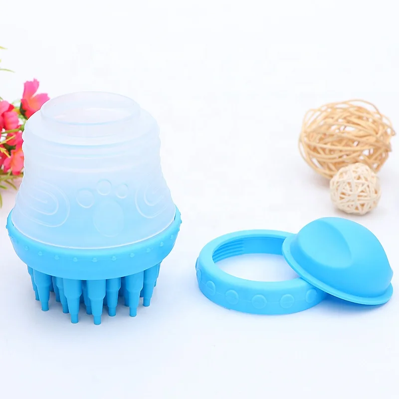 
Reusable Portable Pet Paw Washer Paw Scrubber Dog Feet Cleaner Washing Cleaning Brush Cup with Soft Silicone Bristle 