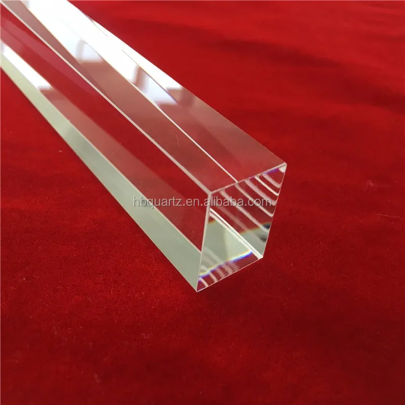 Heat resistance purity  customize  square  clear quartz glass rod